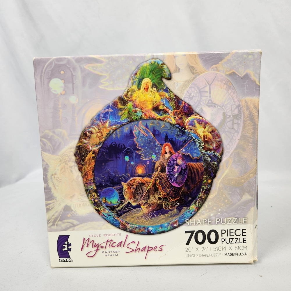 Open Box Ceaco Mystical Shapes‎ "Emerald City" 700 Pc Puzzle See Desc